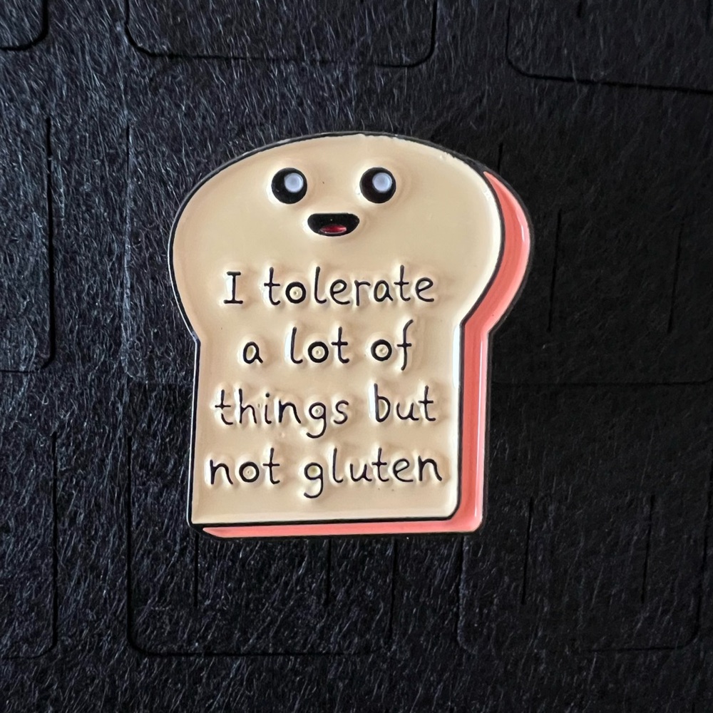 Funny Gluten Enamel Pin